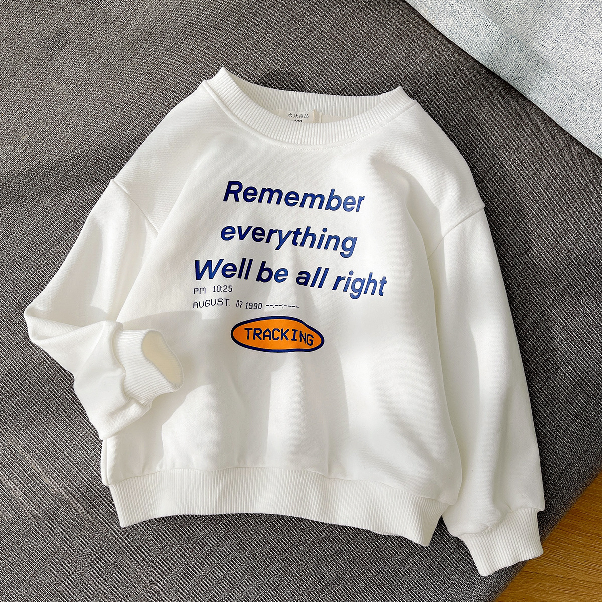 Sports Hoodie Boys And Girls Long Sleeved Undershirt In Spring New 2023 Autumn Winter Children Clothing