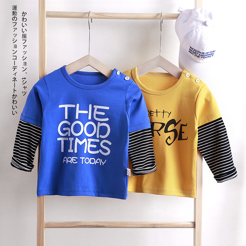 Top Selling Products 2022 Kids Autumn Sweatshirt Boy Cartoon Printed Long Sleeve O-neck 0-7 Years Cheap Children Fashion