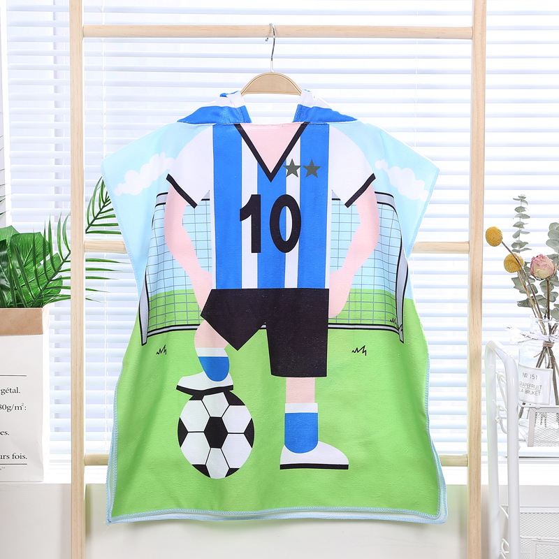 children's quick dry beach towel  kids poncho beach towel hooded beach towel for kids