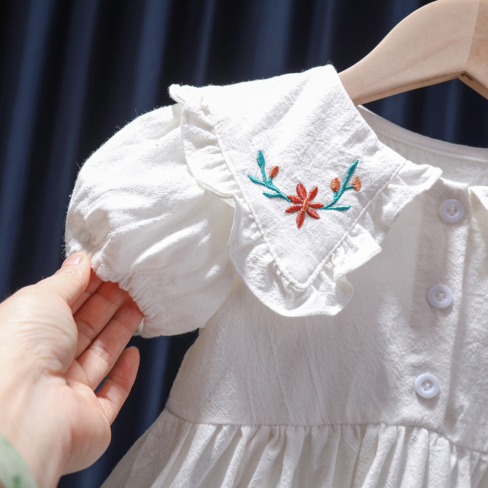 Summer Fashion Cotton Kid Boutique Baby Girls's Dresses Girl Toddler Clothes