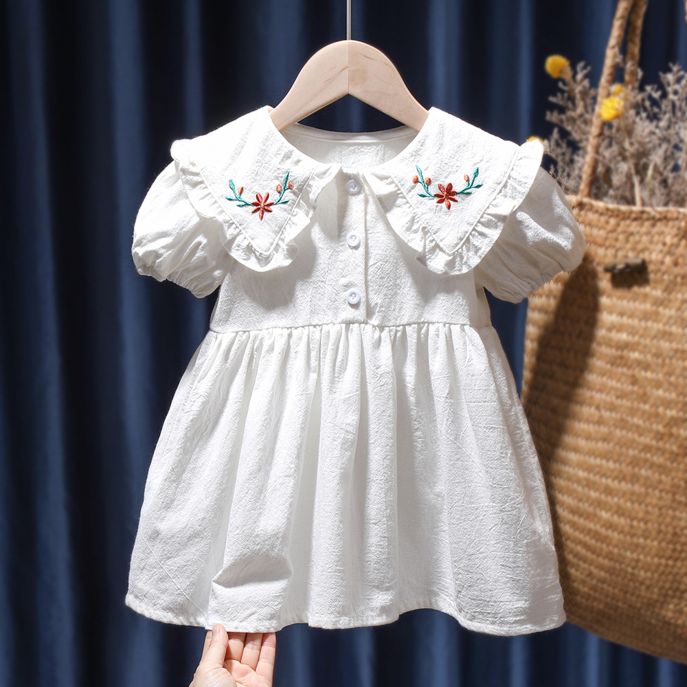 Summer Fashion Cotton Kid Boutique Baby Girls's Dresses Girl Toddler Clothes