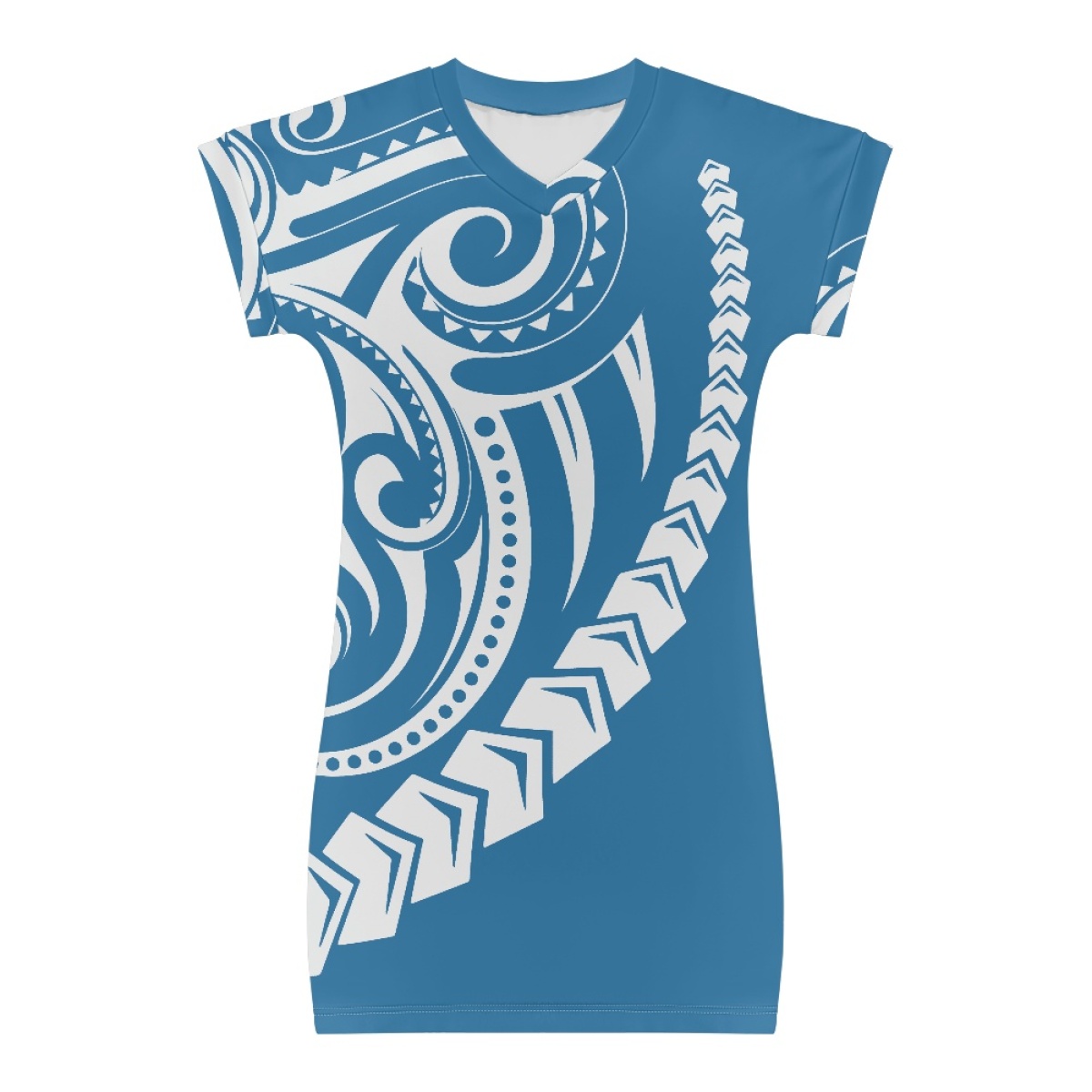 Kids Clothing Girls Party Dress 2023 Fashion New Style Clothes Short Skirt Traditional Polynesian Tattoo Design Short Sl