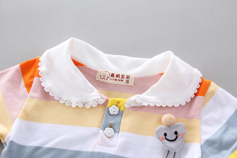 New style dress baby short sleeve cute princess style baby dress princess new born baby girl dresses