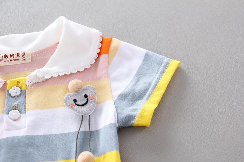 New style dress baby short sleeve cute princess style baby dress princess new born baby girl dresses