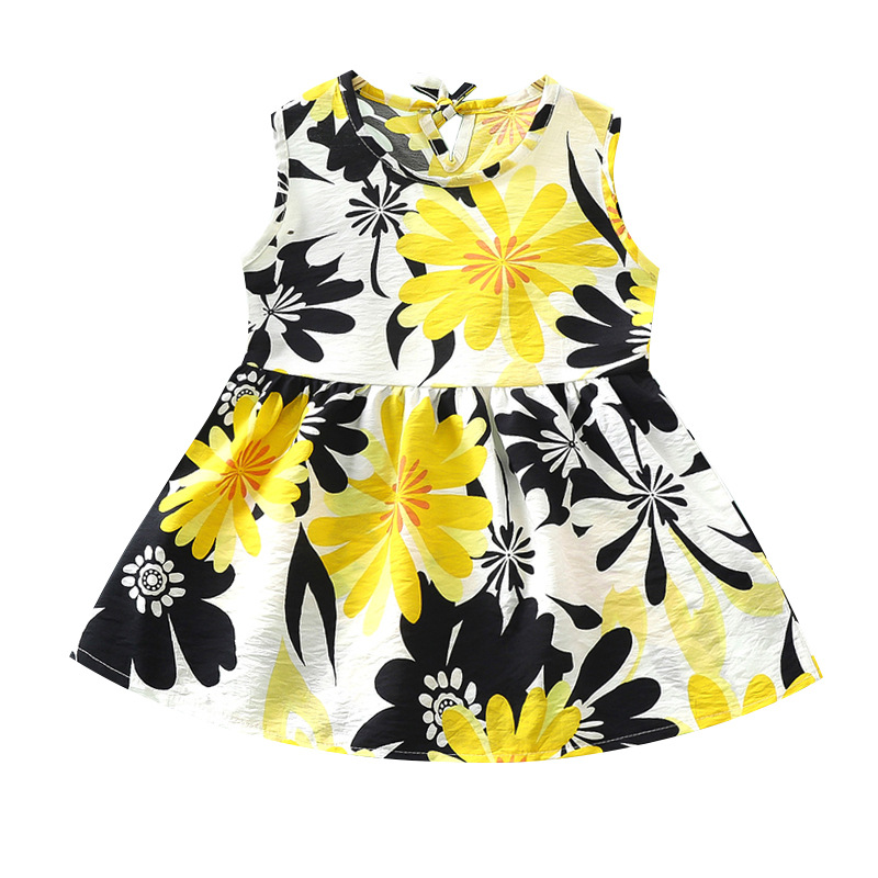 Summer Kids' Skirts Pastoral Style Princess Skirt Dresses for Girls Flower Girls' Dresses Girls Party Dress