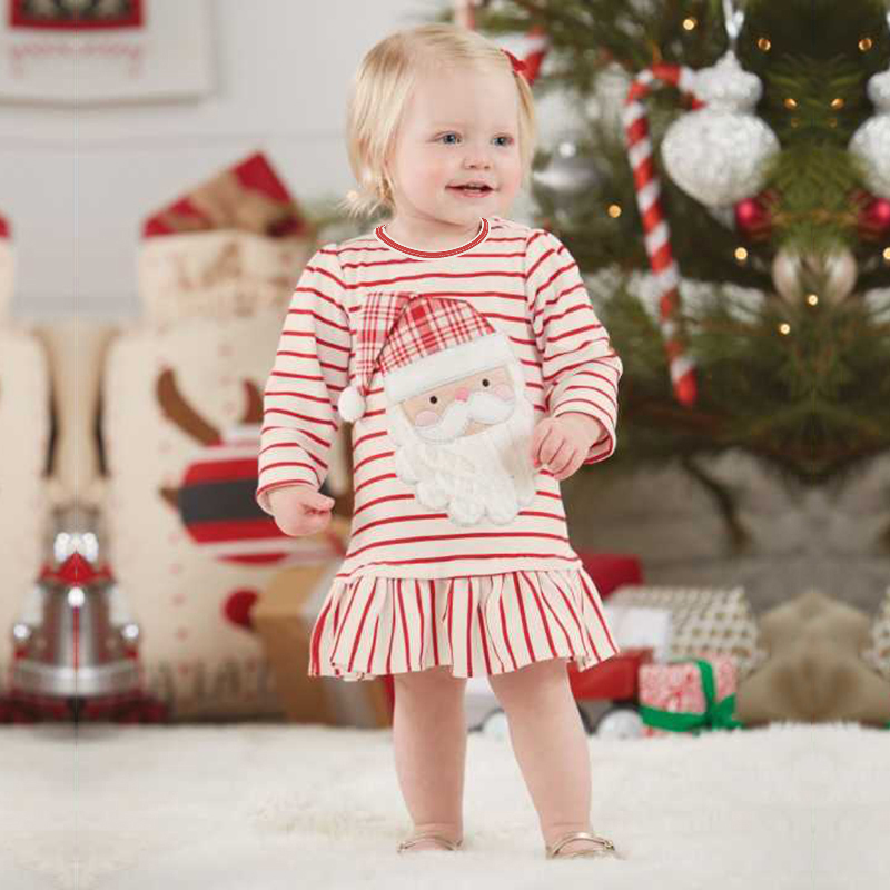 Beautiful Kids Clothes Boutique Christmas Baby Fancy Dress Children Dresses For Girls
