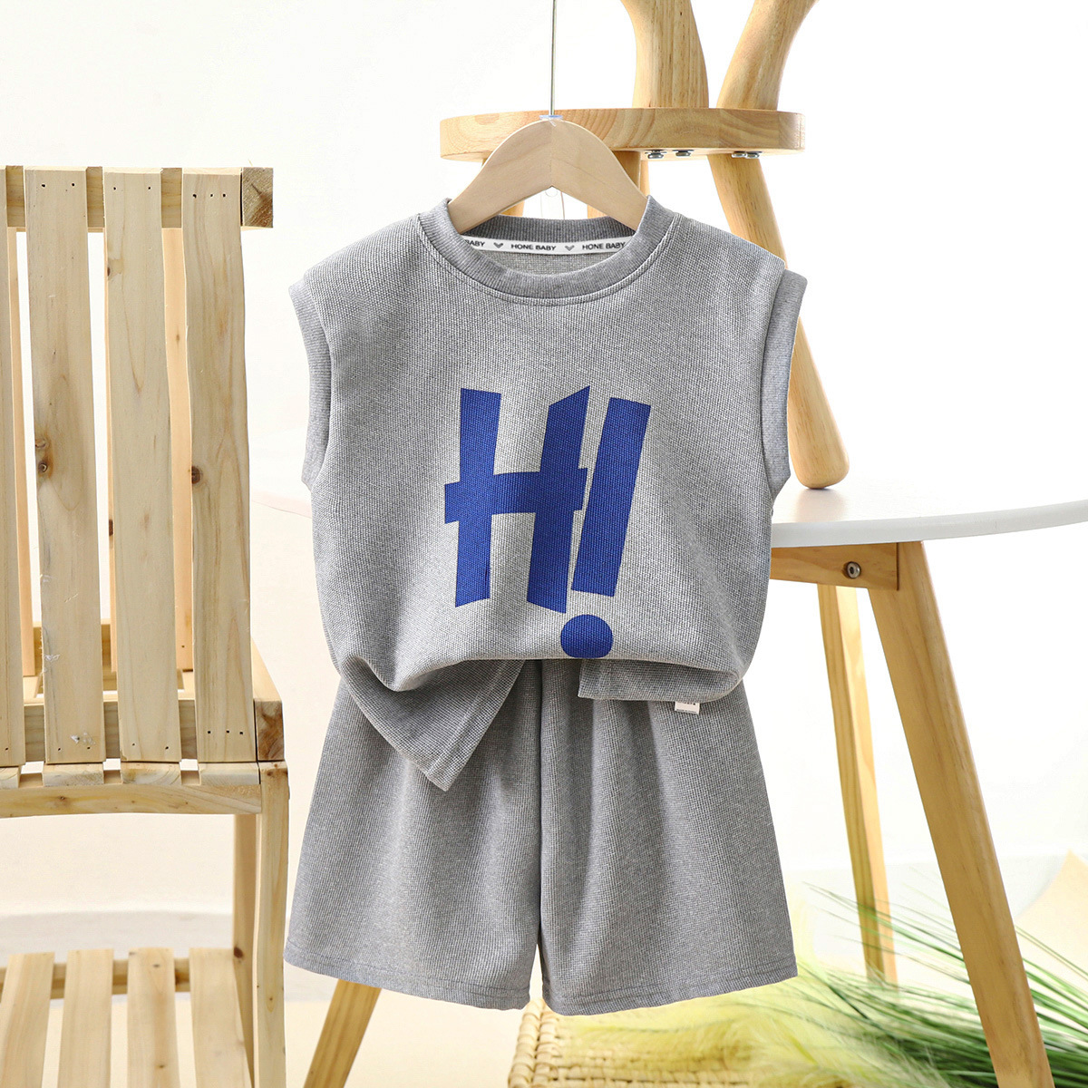 Baby Girl Boy Set Polyester Short Sleeve Shorts Outfit Newborn Clothing Set Boutique Street Wear Sleeping Wear