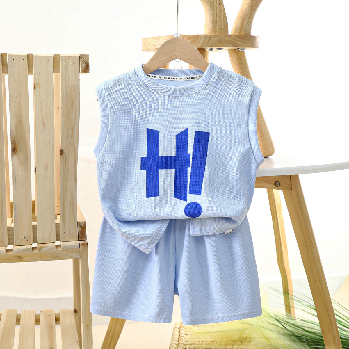 Baby Girl Boy Set Polyester Short Sleeve Shorts Outfit Newborn Clothing Set Boutique Street Wear Sleeping Wear