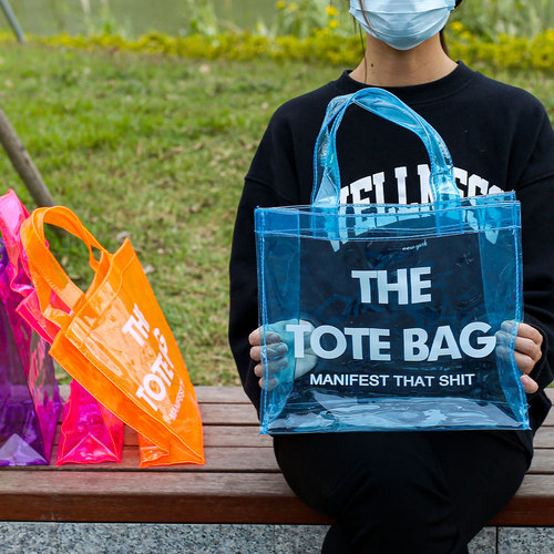 2023 New Trending Summer Translucent Transparent Clear Pvc Women's Tote Bags  Purses And Handbags Women Hand Bags 