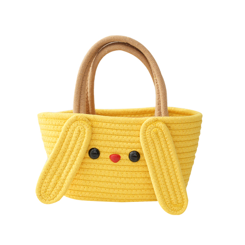 Amazon  women's tote bags Picnic Cotton Cord Handmade Picnic Shoulder Bags