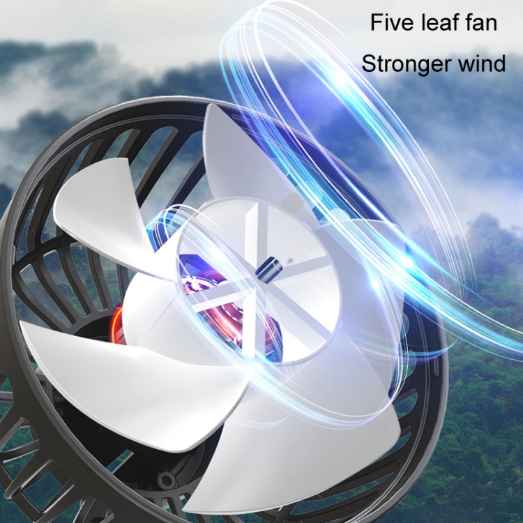 Hot selling Multi-function Car cooling USB Fan Car Shake double Head Fan