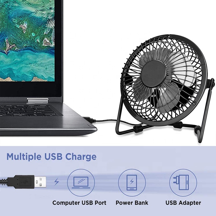 Shenzhen New Trending Products Home Gadgets Small Tools Hot Sales Portable mini USB Iron Fans Ventilation Car Fan