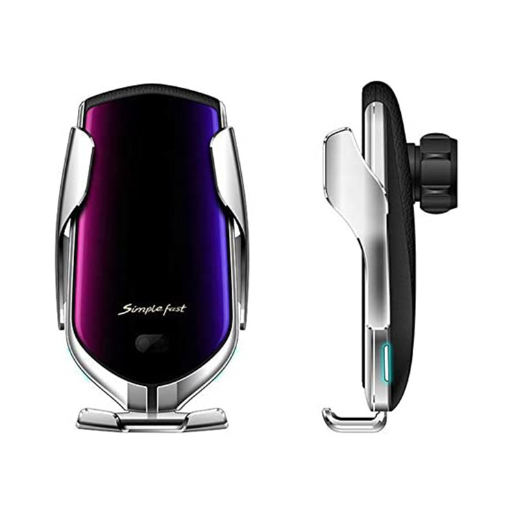 Trending New Product Auto Clamping R1 Car Charger Phone Holder 10W Car Wireless Charger Charging Qi For Smart Phone
