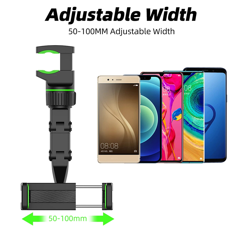 Telephone Car Holder 360 Degree Rotating Stand Rearview Mirror GPS Navigation Auto Phone Support Multifunctional Phone H