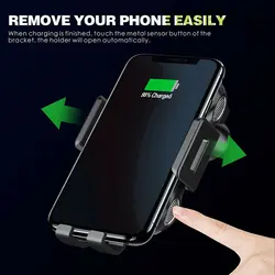Manufacturers  car wireless charger automatic induction wireless car charger multi-function mobile phone holder