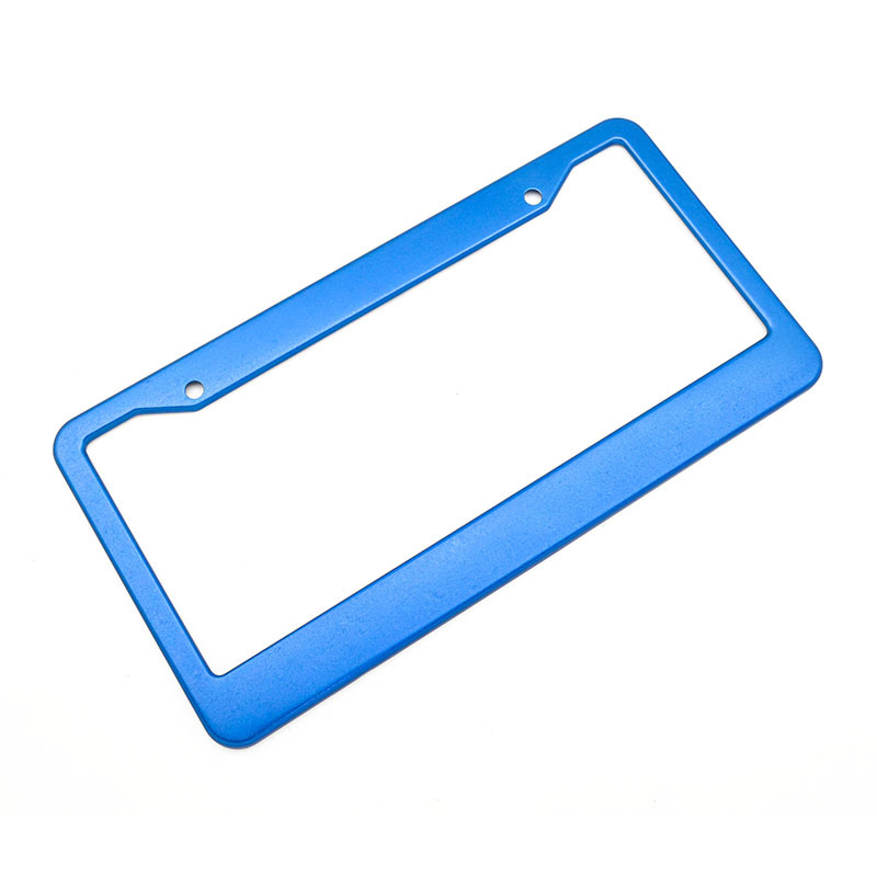 Zinc alloy car license plate frame stainless steel aluminum blank metal  