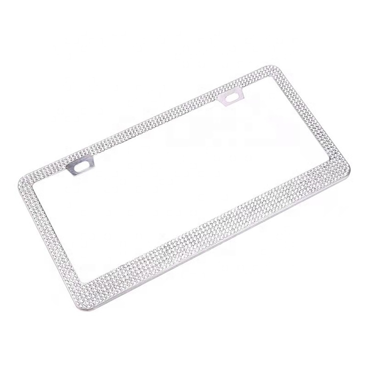   US Aluminium Alloy  Print  Design Car License Number Plate Frames