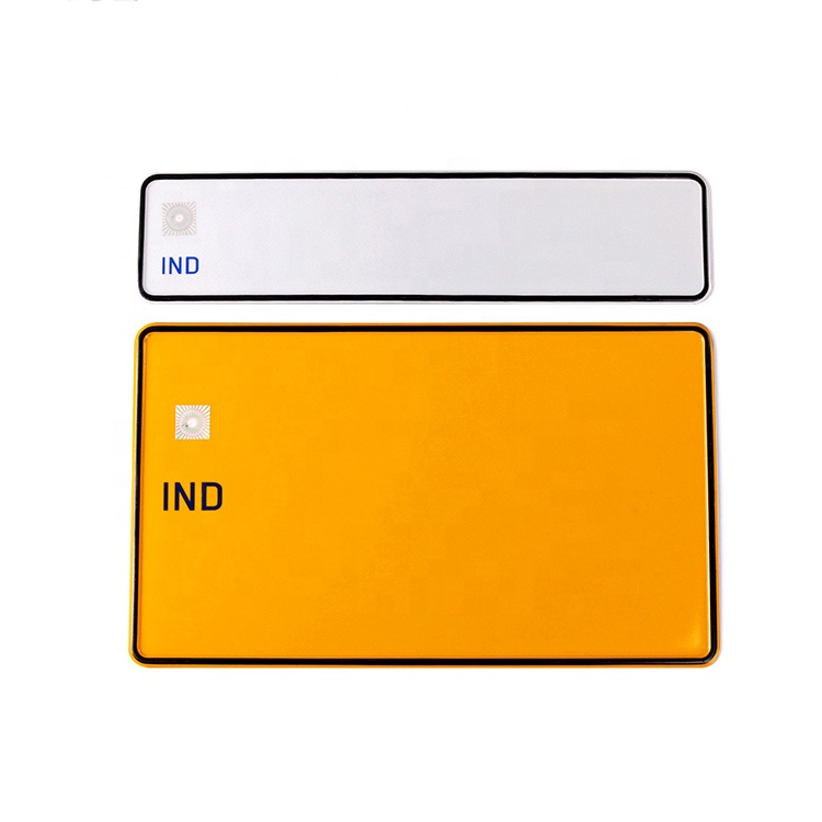  Waterproof Aluminum Stamping License Plate Frame Car