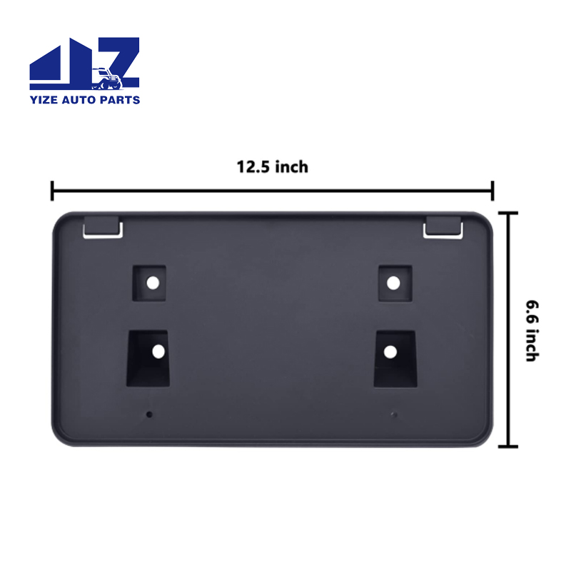 Front Bumper License Plate Holder Frame for Dodge Ram 1500 2002-2008 / Ram 2500 3500 2003-2009 55077158AE CH1068110