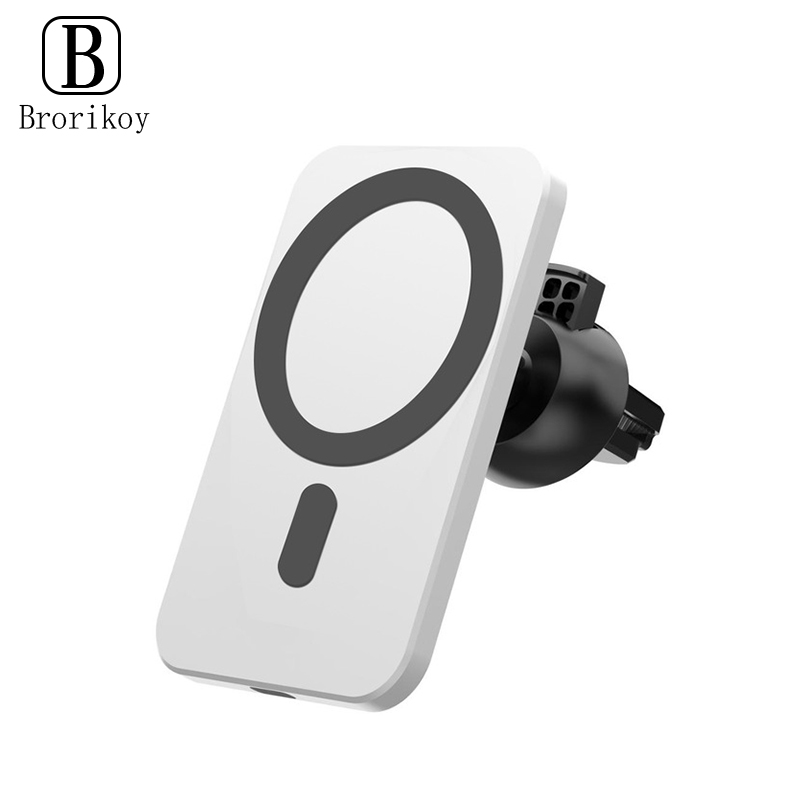 2020 New Arrival 15W Magnetic Wireless Fast Charging Air Vent Car Stand Holder Mount Holder for iPhone 12 Pro Max Magsaf
