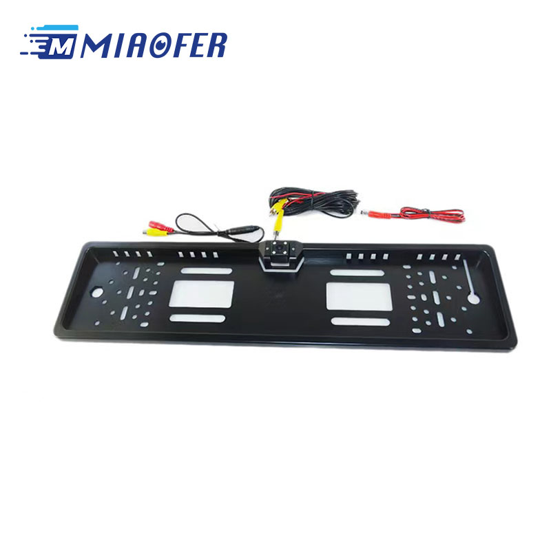  direct European license plate frame 4 8 12LED light camera car rear view license plate frame HD reversing camera