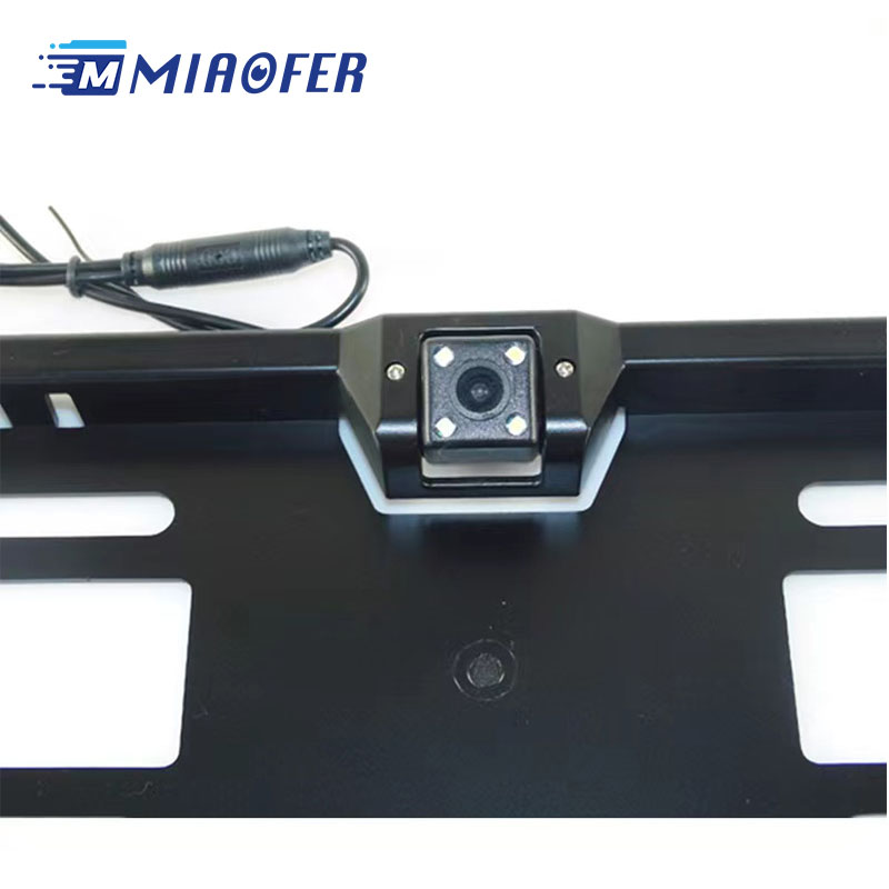  direct European license plate frame 4 8 12LED light camera car rear view license plate frame HD reversing camera