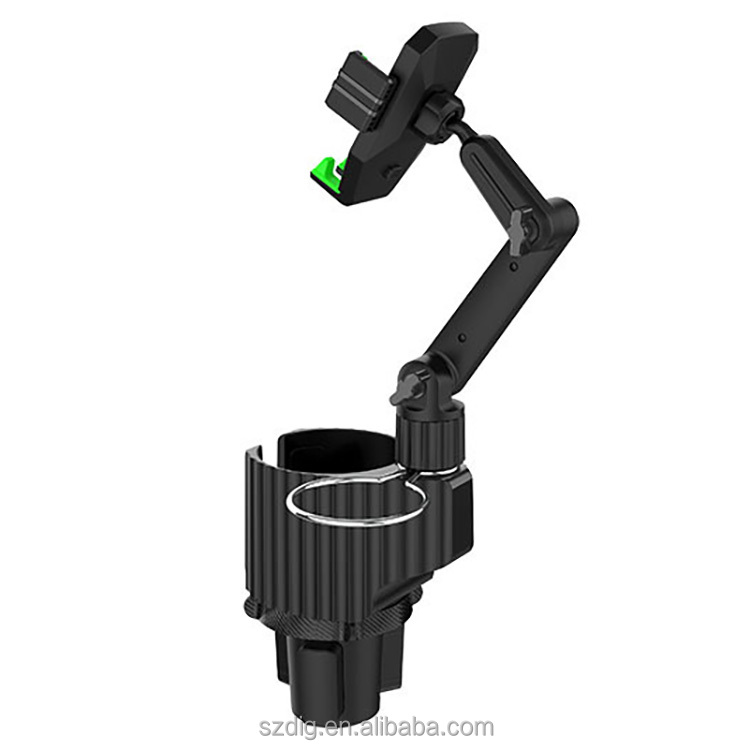 New Design Car Water Cup Phone Stand Holder All Purpose 2-In-1 Car Drink Bottle Cell Phone Mount Cup Mobile Holder Adapt