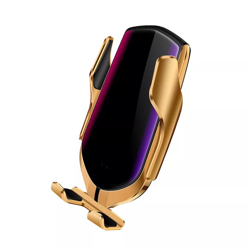 R1 R2 Intelligent Control Auto Infrared Ray Wireless Charger Smart Phone Wireless Charger Car Holder Wireless Magnetic C