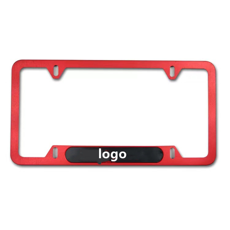 high quality  america car license plate frame aluminium alloy license plate frame