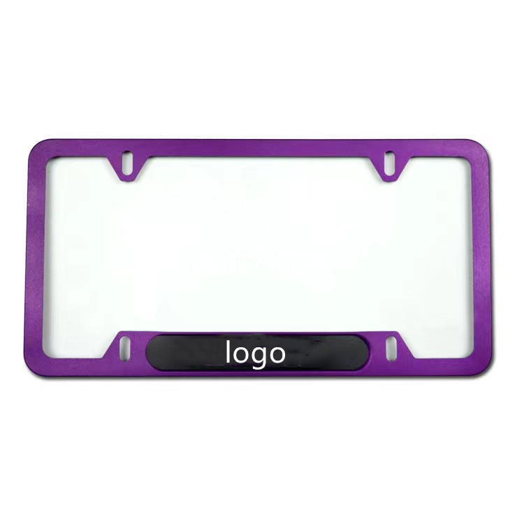 high quality  america car license plate frame aluminium alloy license plate frame