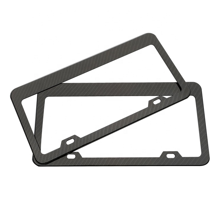   US Aluminium Alloy  Print  Design Car License Number Plate Frames