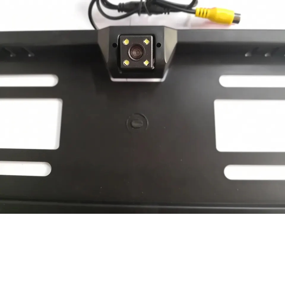 European Auto License Plate Frame Car Camera 170 Degree AHD Car Rear View Camera Waterproof Reverse Backup Camera Night 