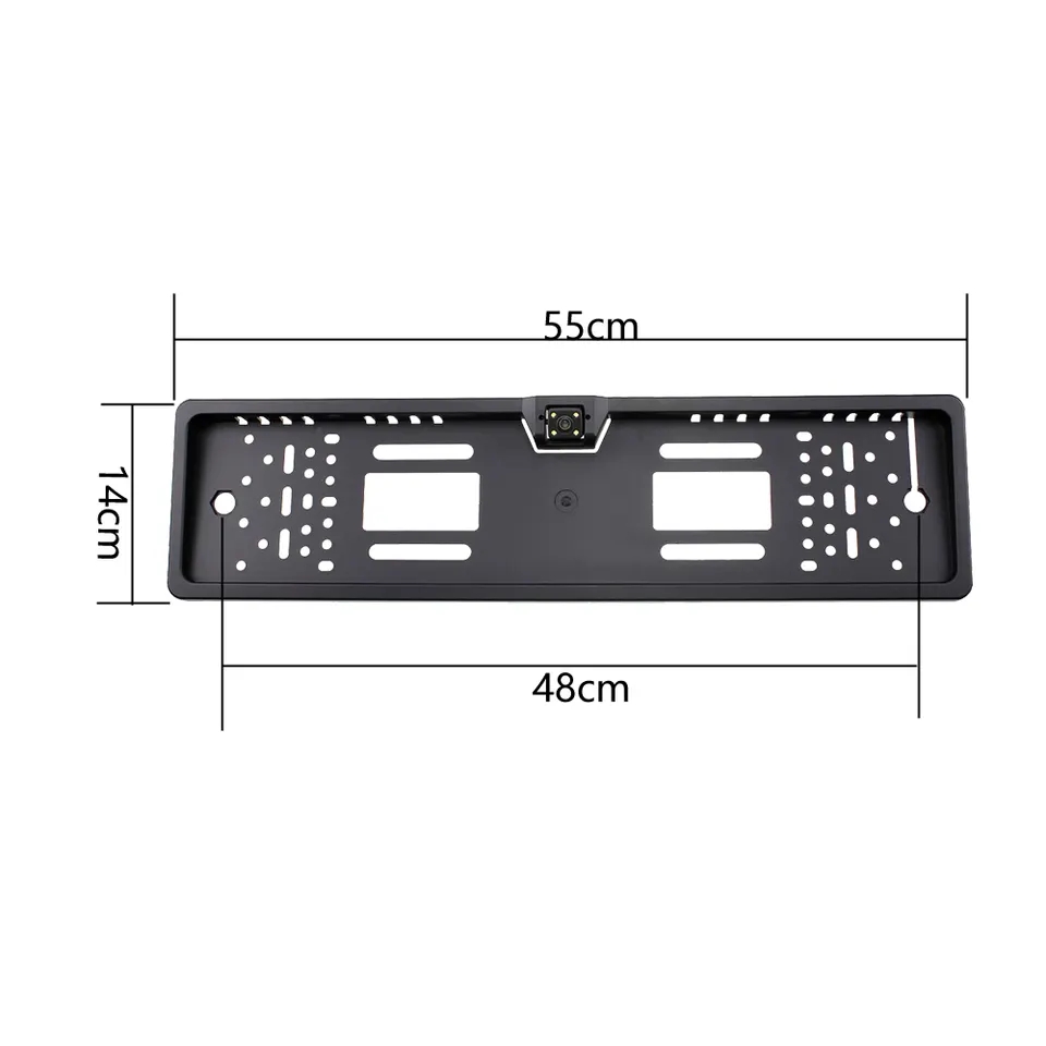 European Auto License Plate Frame Car Camera 170 Degree AHD Car Rear View Camera Waterproof Reverse Backup Camera Night 