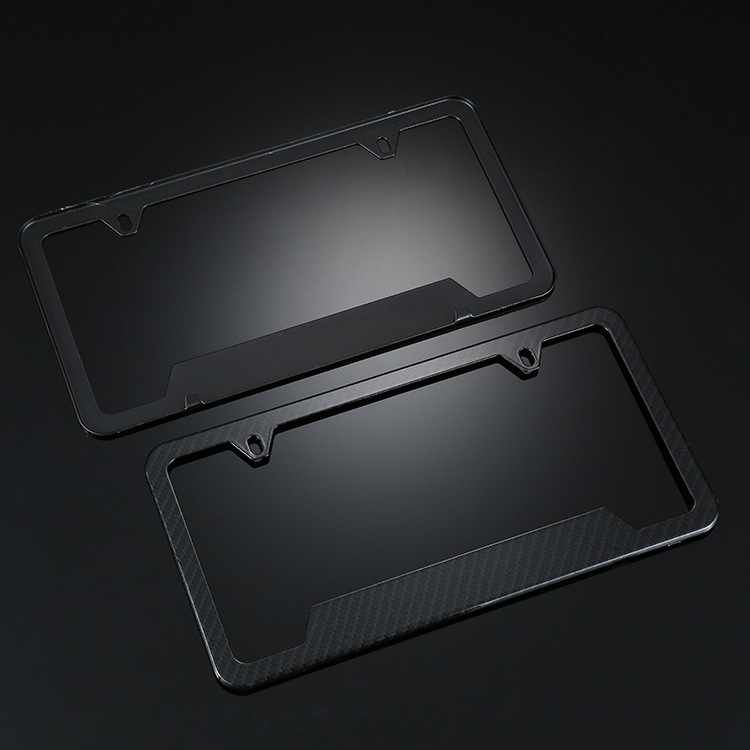 Various materials License Plate Frame  Car Number Plate Frame Roasted Blue License Plate Frames