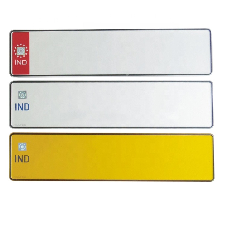  Waterproof Aluminum Stamping License Plate Frame Car