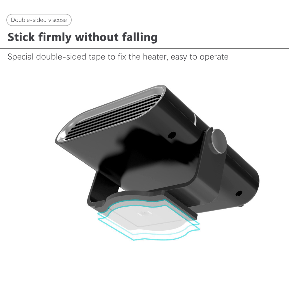 Camecho Car Fan Heater 12V 24V Auto Heater Windshield Defroster Mini Car Portable Air Condition Universal