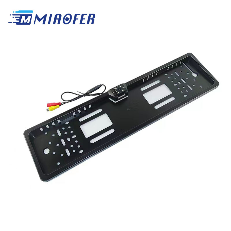  direct European license plate frame 4 8 12LED light camera car rear view license plate frame HD reversing camera