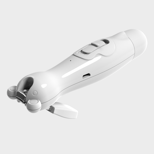 new arrival  baby nail care grooming kit 2 in 1  electric baby kids trimmer nail care  with LED lights