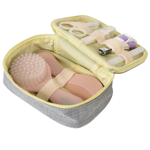 Baby care set with nail scissors hair brush comb gift set
