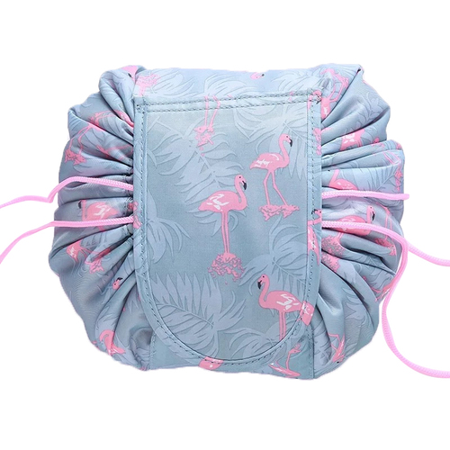 Travel Cosmetic Bag Waterproof Large Capacity Flat Lay Make up Case Make Up Bag 