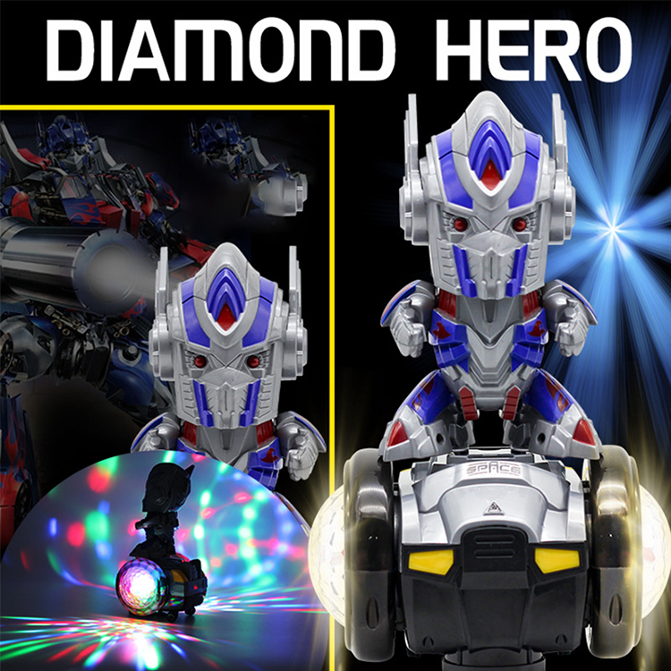 Children's Balancing Car Rotating Music Lighting Toy Car Electric Toys Dancing Robot Balancing Toy Car