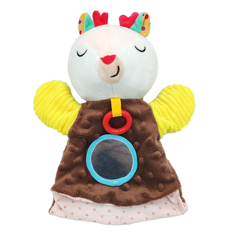 2022 new design product baby Animal Hand Puppets Plush Education Learning Puppet Toy