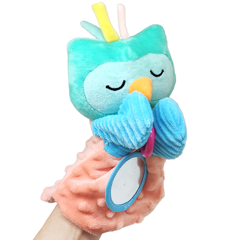 Cute Stuffed hand Puppets Toy Doll  Set Plush Animal Time Family Colorful Color Design Feature Hand Puppet