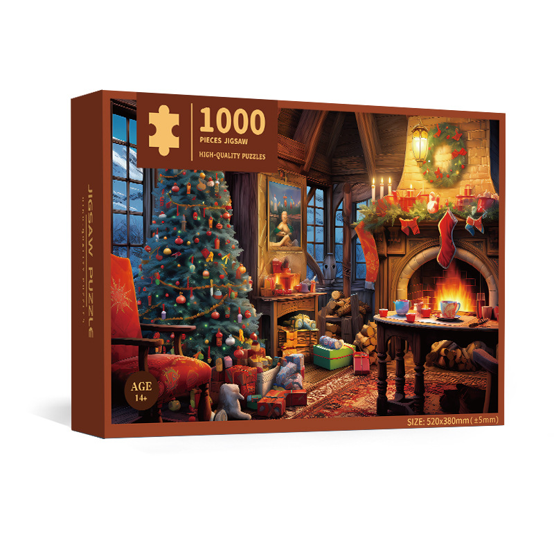 Cute Cartoon Anime 1000-Piece Puzzle, Children's Fun Challenge Educational Game
