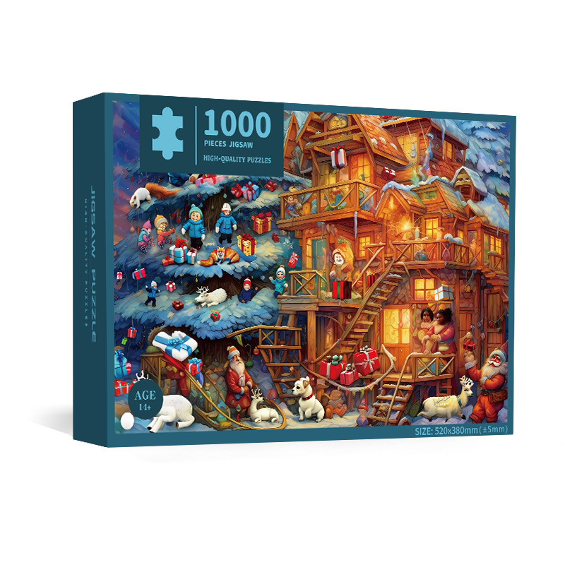Cute Cartoon Anime 1000-Piece Puzzle, Children's Fun Challenge Educational Game