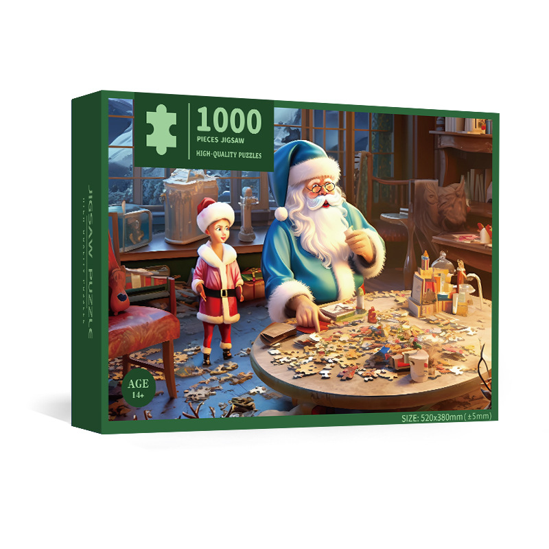 Children's Cartoon Style Puzzle, 1000 Pieces Educational Challenge Game