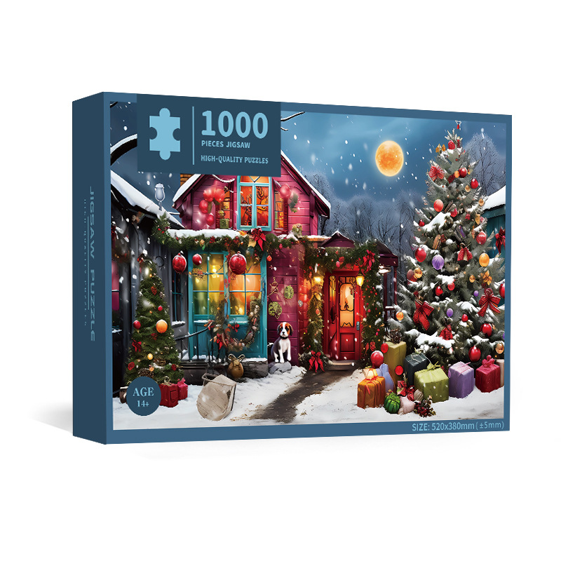 Children's Cartoon Style Puzzle, 1000 Pieces Educational Challenge Game