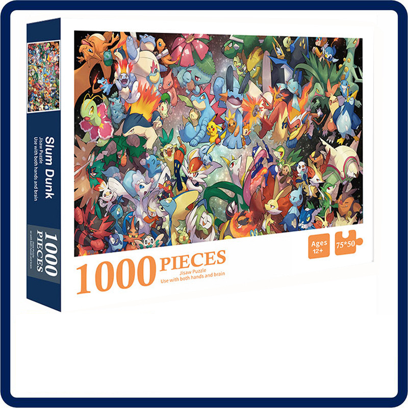 Anime Themed 1000-Piece Puzzle, Children's Creative Educational Toy