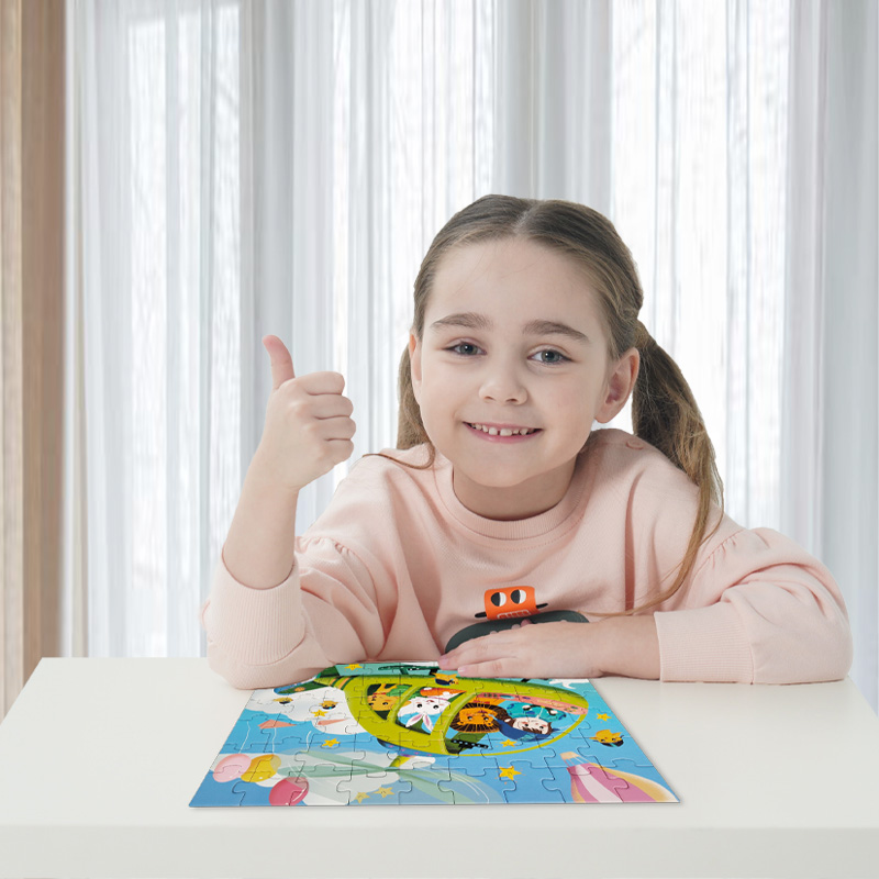 Premium Modern Kids' Jigsaw Puzzles with Imported Cardboard Material