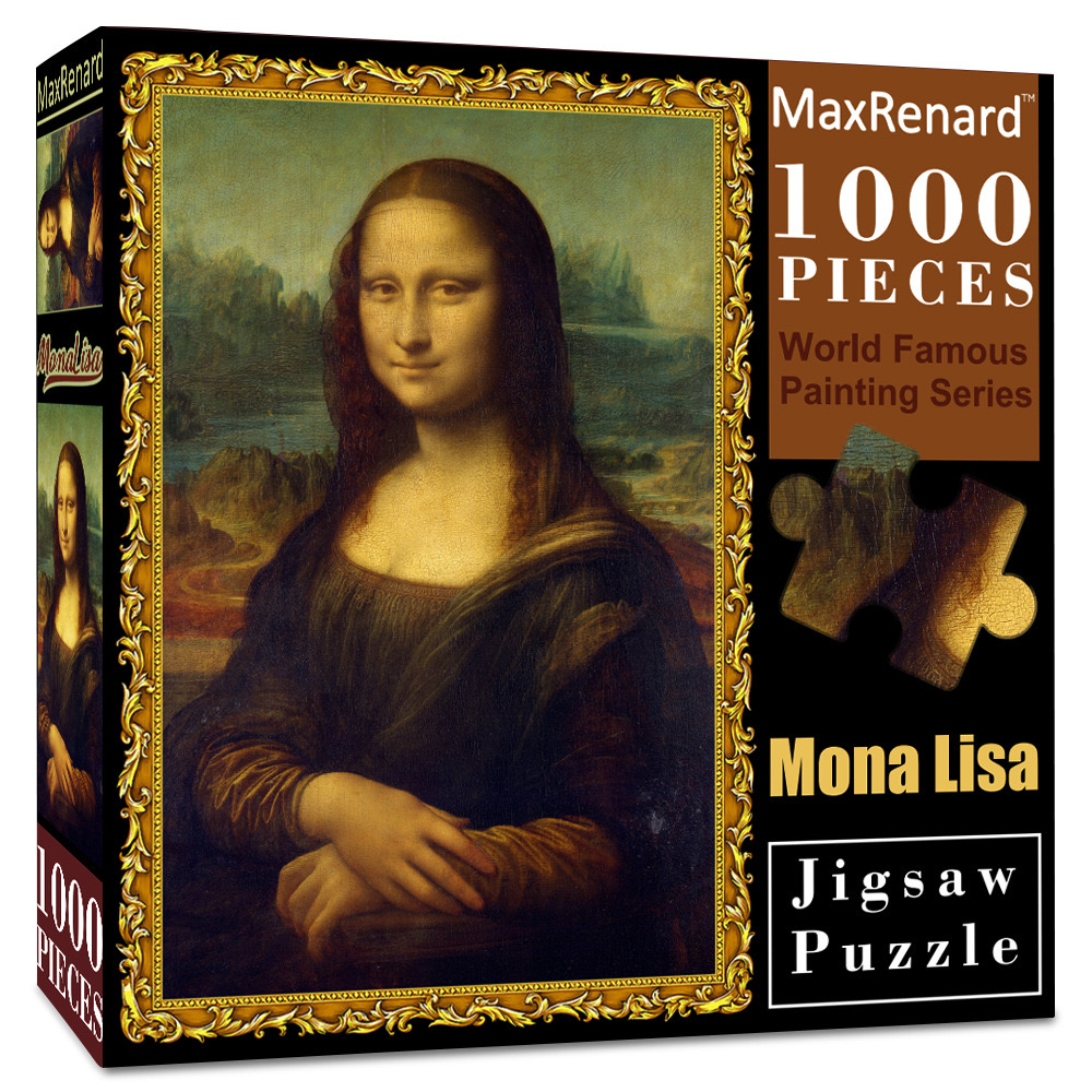 Cartoon Style 1000-Piece Puzzle, Children's Fun Design Educational Game